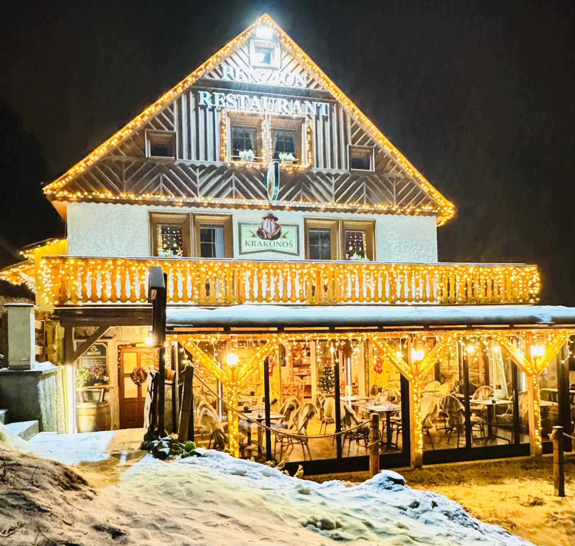 Pension & Restaurant Krakonos 하라포프 외부 사진