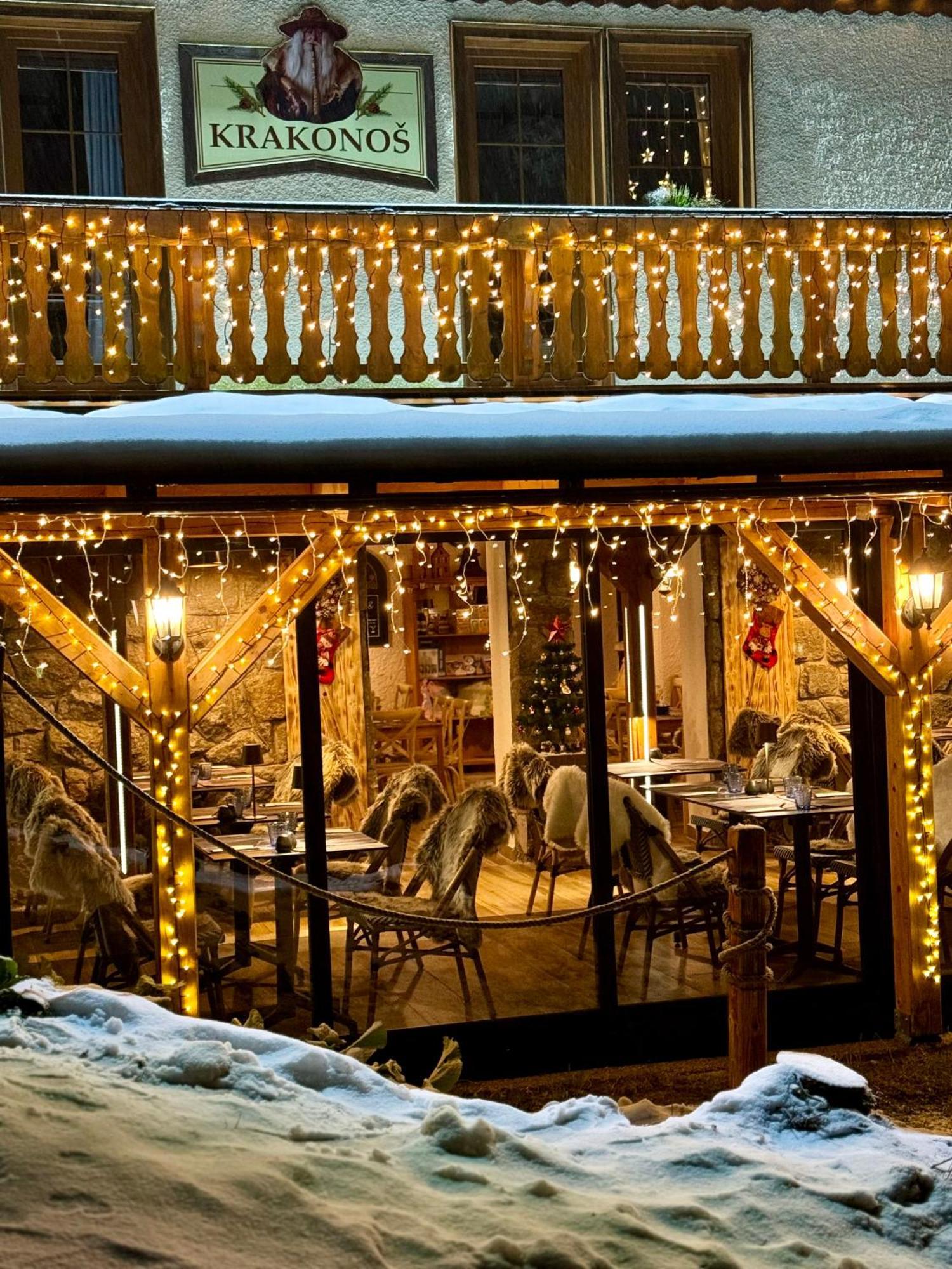 Pension & Restaurant Krakonos 하라포프 외부 사진