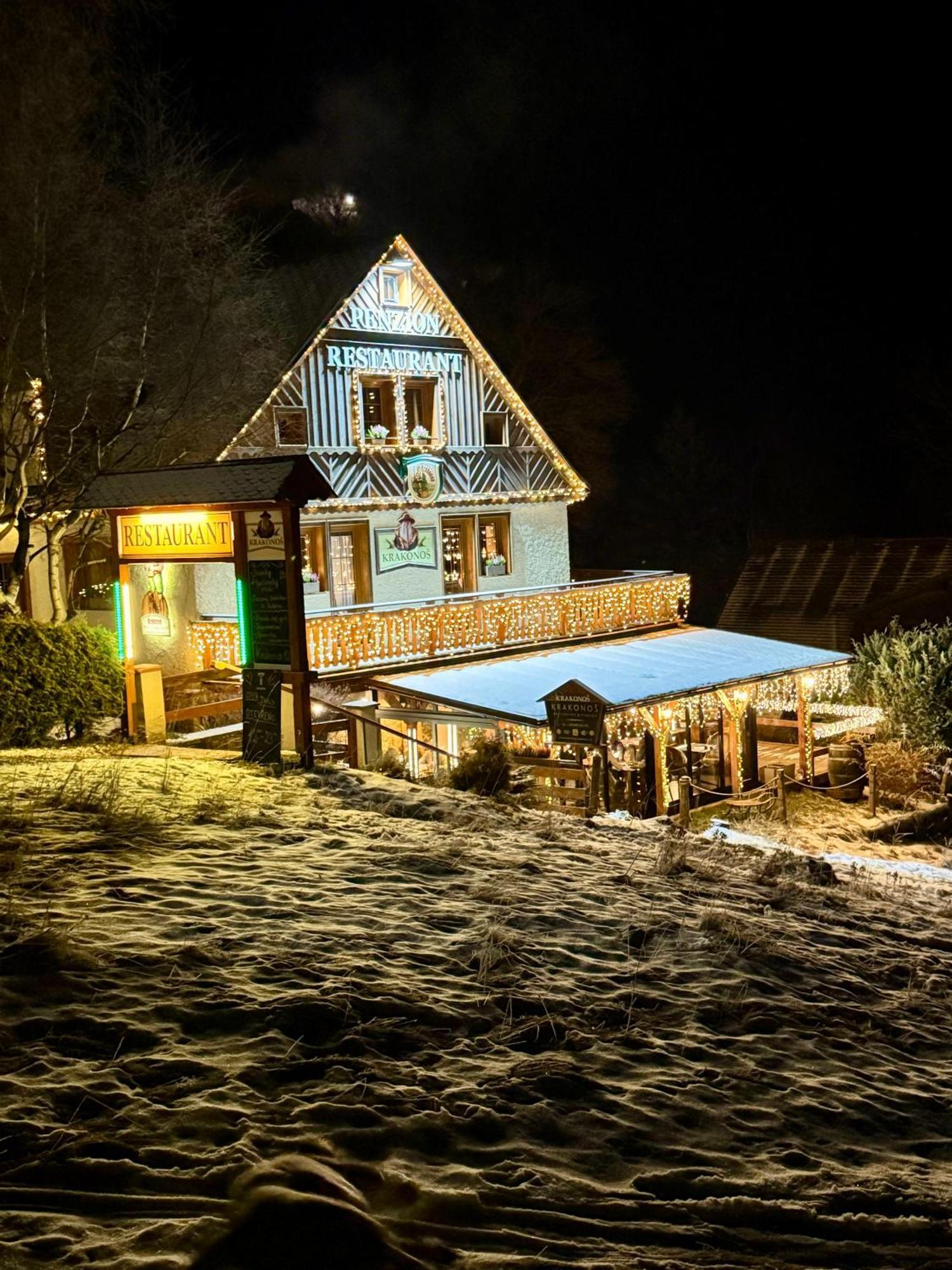 Pension & Restaurant Krakonos 하라포프 외부 사진